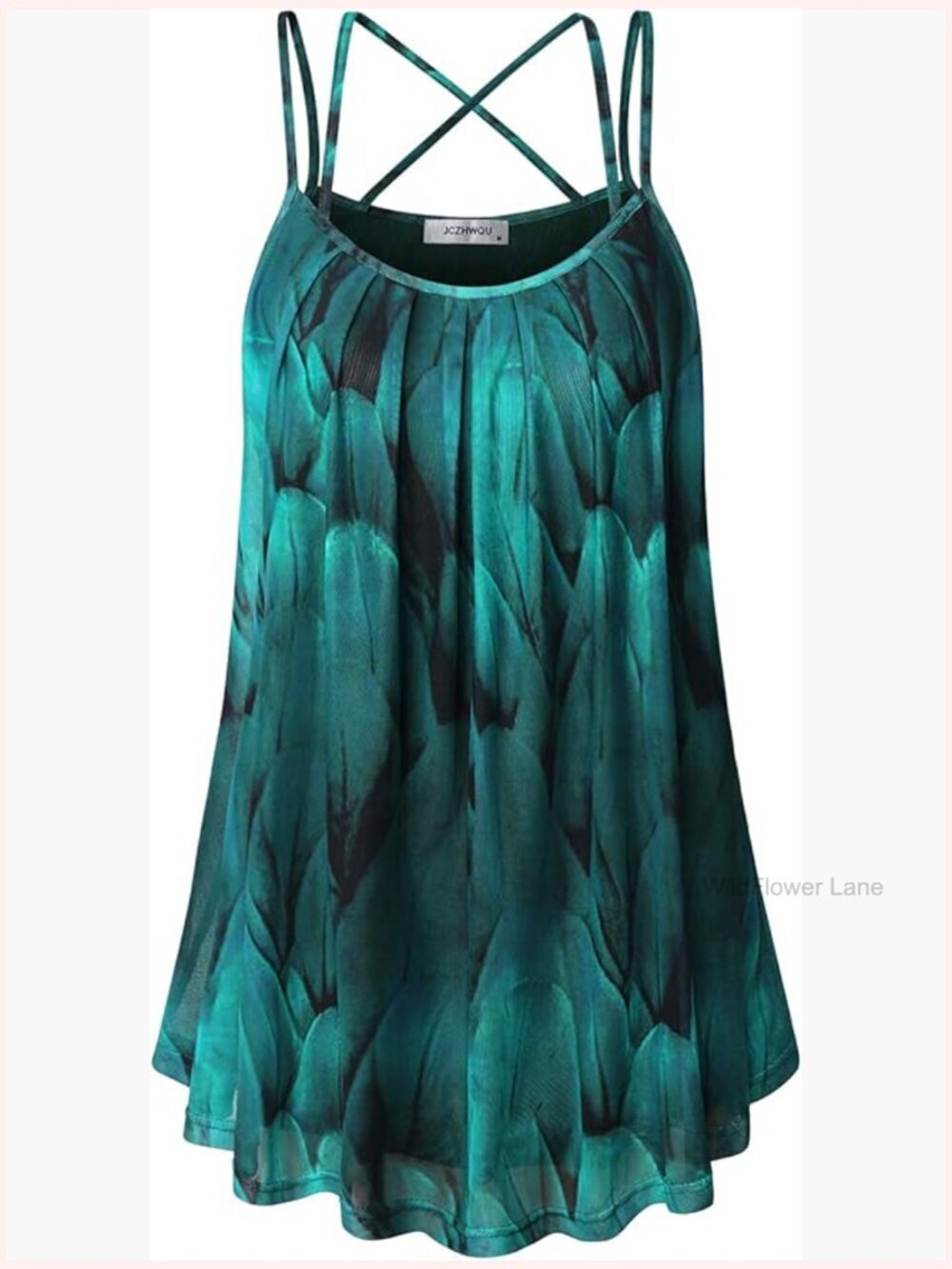 Silky V Neck Sleeveless Tank Top Loose Fit Flowy Cami